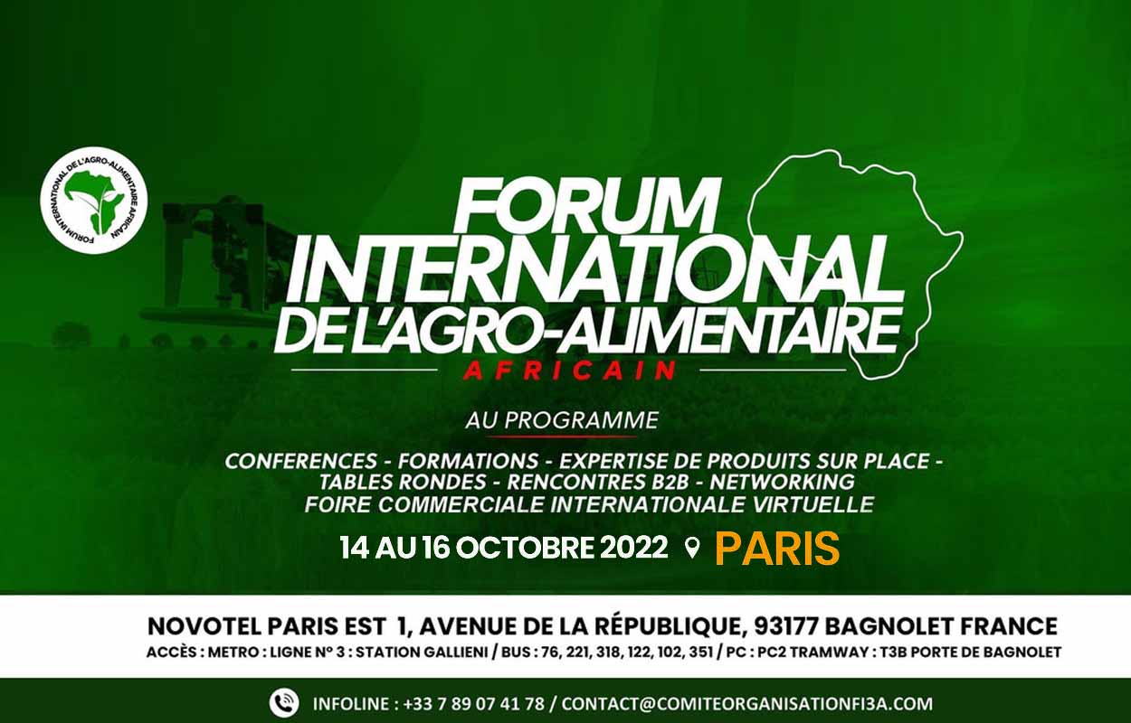 2eme édition du forum international de l’agro-alimentaire africain à paris