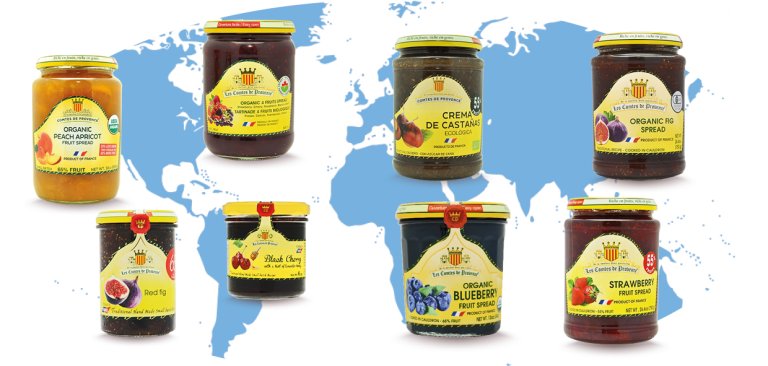 Les confitures d'Agro'Novae sont exportées dans le monde entier