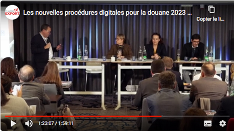 SYMPOSIUM DOUANE PARIS 2023 - Les nouvelles procédures digitales pour la douane 2023