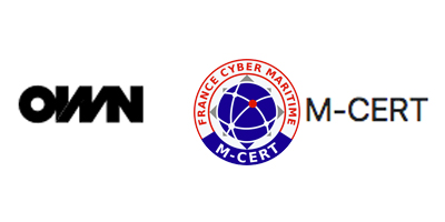 Own France Cyber Maritime Mcert logo